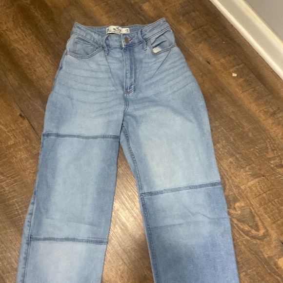 VINTAGE HOLLISTER BAGGY CURVY ULTRA HIGH-RISE DAD PATCHED JEAN VINTAGE STRETCH - Picture 7 of 13